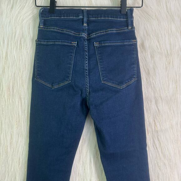 Frame Denim Womens Ali High Rise Cigarette Dark Wash Jeans Stretch 27 - Picture 5 of 9